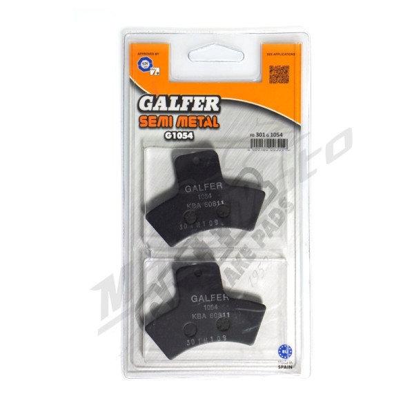 GALFER Semi-Metallic Brake Pads Polaris Big Boss / Magnum / Scrambler / Sport / Sportsman / Xplorer 250-500 89-99
