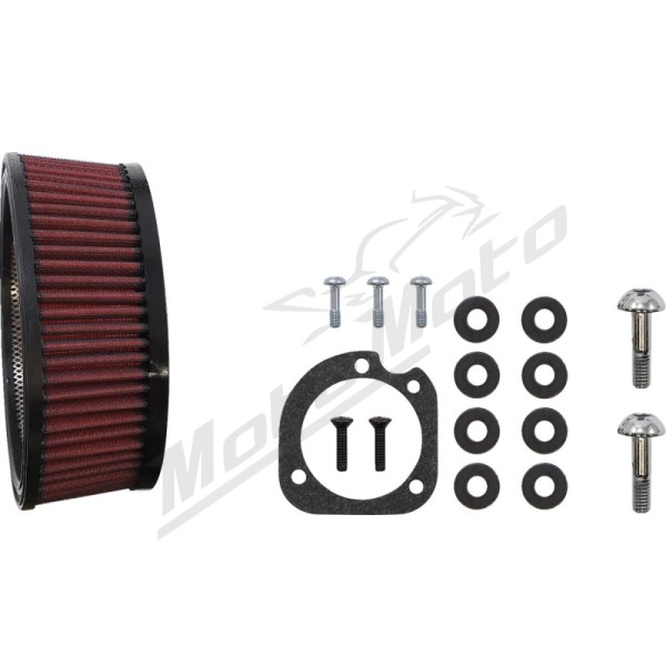 S&S CYCLE Air Stinger Stealth Air Cleaner Kit Harley Davidson FLD / FLHRCI / FLHRI 1450-1690cc 01-17