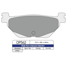 DP BRAKES Standard Sintered Metal Brake Pads Yamaha XP 530cc 12-17