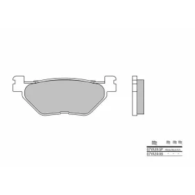 BREMBO Street Sintered stabdžių trinkelės HYOSUNG / YAMAHA 650-1900cc 2001-2021