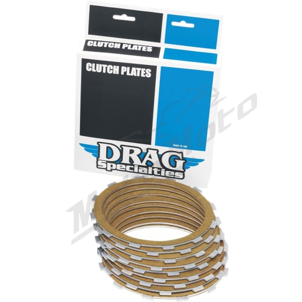 DRAG SPECIALTIES Clutch Friction Plate Set Harley Davidson FLD / FLHR / FLHRC / FLHRCI 1340-1800cc 98-17