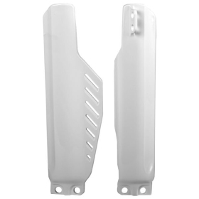 Fork covers white CEMOTO Honda CRF 150 2022–2023