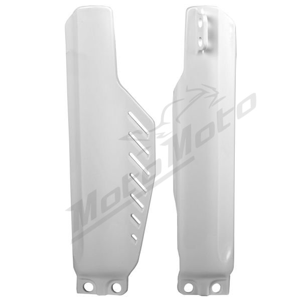 Fork covers white CEMOTO Honda CRF 150 2022–2023