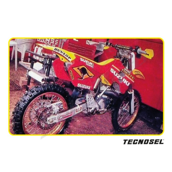 TECNOSEL Seat cover and sticker set Suzuki RM 125-250 96-98