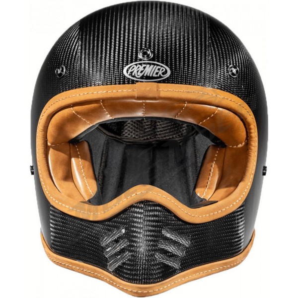 Premier Vintage MX Platinum ED Carbon Motocross / Caferacer Helmet