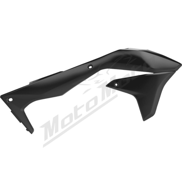 POLISPORT Radiator Covers Black Kawasaki KX 450F 16-18