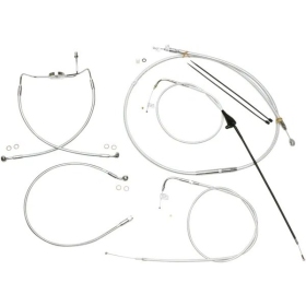 MAGNUM SHIELDING Sterling Chromite Cables / Lines Kit 25.5cm Harely Davidson FLHR / FLHRC / FLHRSE3 / FLHX 1584/1800 2007