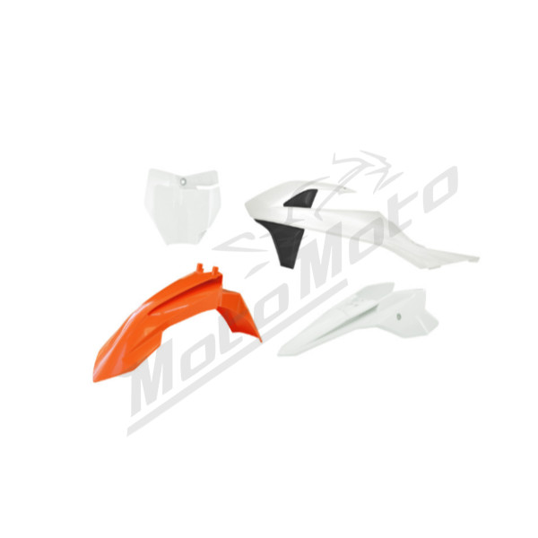 Racetech Plastikų komplektas KTM SX / SX-E 16-24 Balta/Juoda/Oranžinė