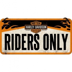 Metal tin sign HARLEY-DAVIDSON RIDERS 10x20