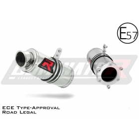 Kawasaki ZX6R 1995 - 1997 EU Approved Exhaust Silencer GP1