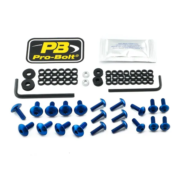 PRO BOLT Aluminium Fairing Bolt Kit for Kawasaki ZX-6R 636cc 13-19