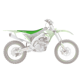 Blackbird Racing Pyramid Seat Cover Kawasaki KX250F / KX450F 09-12 Green/Black