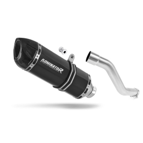 Suzuki DR 750 BIG Exhaust Silencer Muffler HP1 BLACK + dB killer