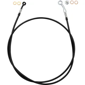 FAT BAGGERS INC. EZ Install Brake Line Black 157,5cm Harley Davidson FLTRK / FLTRKSE / FLTRXSE / FLTRXST 1690-1923cc 15-24
