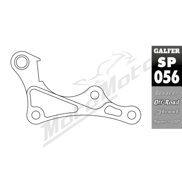 GALFER Brake Caliper Relocation Bracket Fantic / Yamaha 250-450cc 18-26