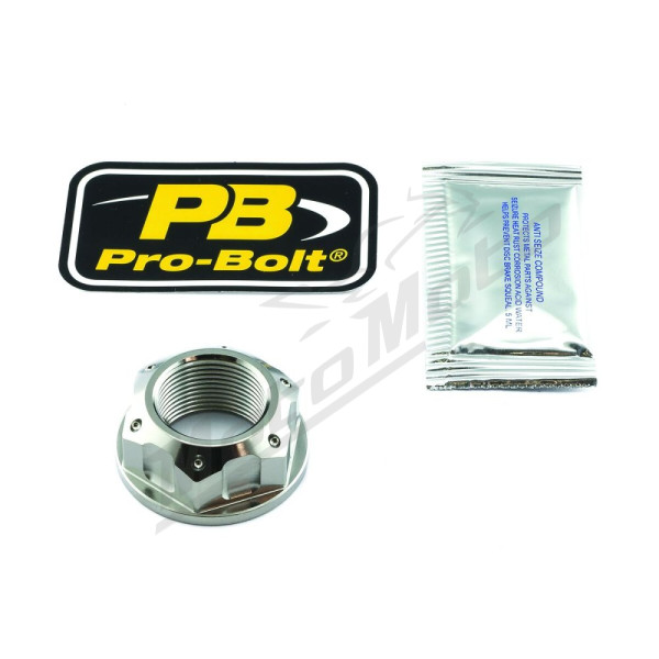 PRO BOLT Axle Nut for Swingarm Titan Suzuki GSX / SV / TL 600-1300cc 97-24