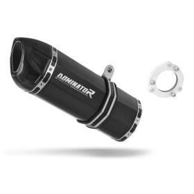 Kawasaki ZX9R 1994-2002 Exhaust Silencer Muffler HP1 BLACK + dB killer