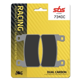 Sbs Brakepads Dual Carbon Honda / Hyosung 250-1300cc 98-19