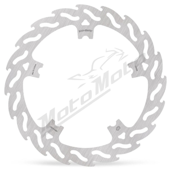 MOTO-MASTER Flame Front Fixed Brake Disc Harley Davidson FLD / FXDL / VRSCAW / VRSCDX / VRSCF / VRSCX 1130/1800 06-17 