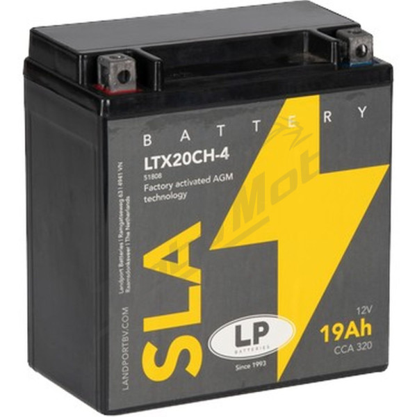 Landport battery YTX20CH-4 (MS LTX20CH-4) (YTX20CH-BS) 12V 19AH