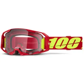 100% Armatic Goggle (Clear lens) Red