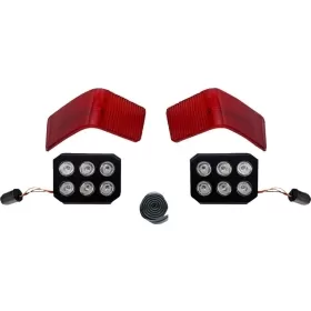 CUSTOM DYNAMICS LED Tour-Pak Run/Brake Lights with Lenses Harley Davidson FLHT / FLHTCU 1340-1690cc 89-13