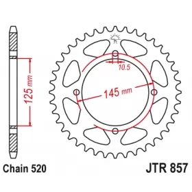 Rear sprocket JTR857
