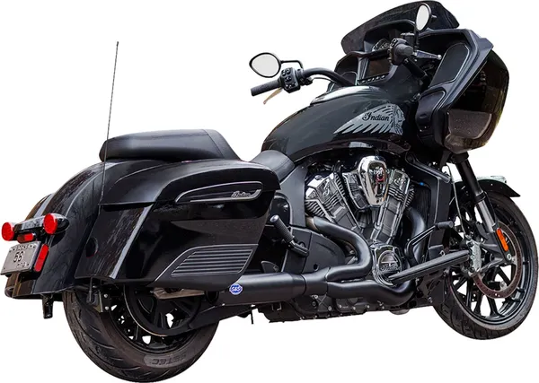 S&S CYCLE 2-into-1 Qualifier Exhaust System Indian Challenger 1768cc 20-23