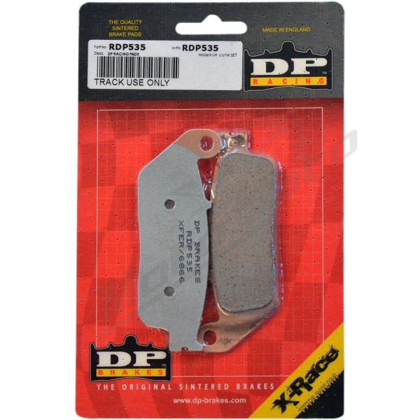 DP BRAKES RDP X-Race Titanium Sintered Brake Pads Honda CB / CBR / CMX / CTX / Integra / NC / NM4 / NSS / VT 300-750cc