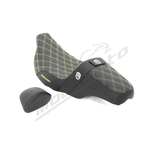 SADDLEMEN Pro Series SDC Performance Grip Seat Harley Davidson FLH / FLHR / FLHRXS / FLHTCU / FLHX / FLTRU / FLTRXSE 1584-1923cc 08-24