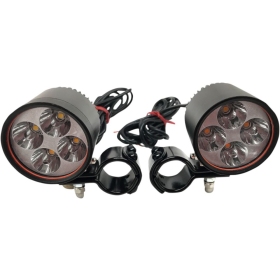 RIVCO PRODUCTS 2" LED Driving Light Kit w/ 1-1/4" Clamps 12V 32mm