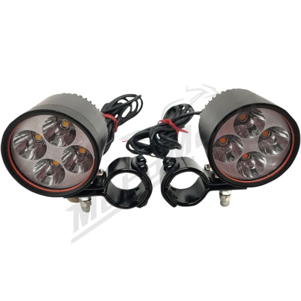 RIVCO PRODUCTS 2 LED Universalūs priekiniai žibintai 12V 32mm