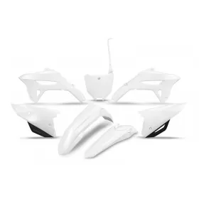 UFO Plastic kit 5-parts Honda CRF250R / CRF450R white