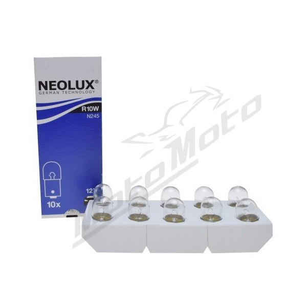 BULB NEOLUX 12V 10W R10W BA15S 10PCS 