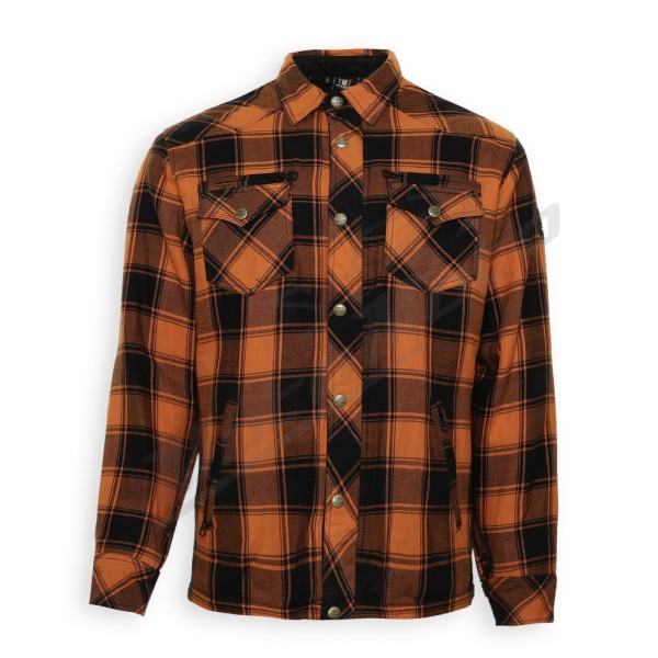 SALE! Bores Lumberjack Premium Jacket-Shirt S Orange/Black