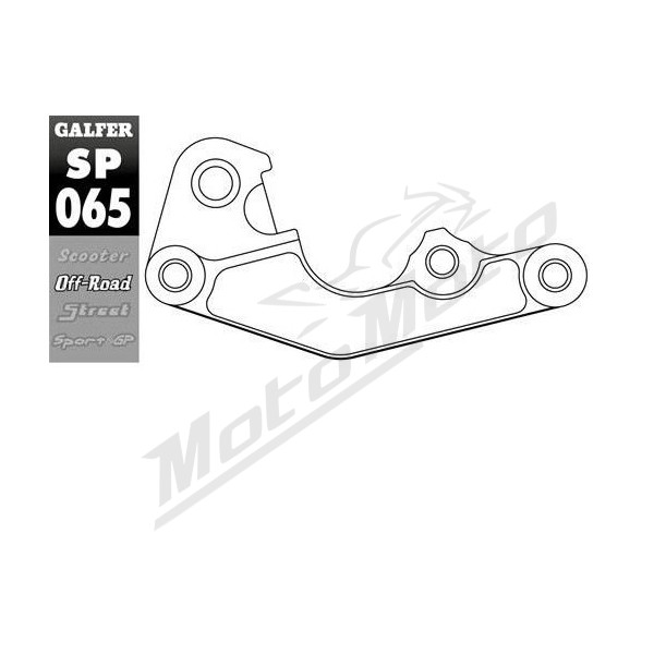 GALFER Stabdžių disko / suporto adapteris 270mm Beta RR 300cc 17-19