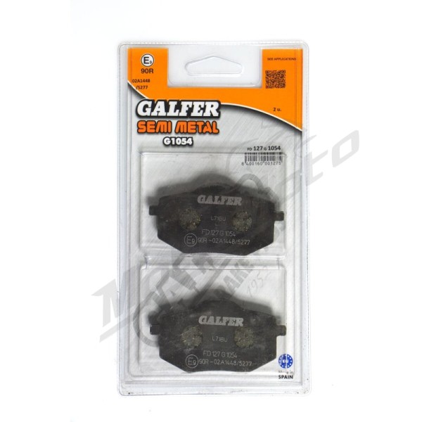 GALFER Semi-Metallic Brake Pads Yamaha XV 250-750cc 88-94