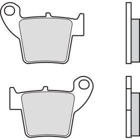 Brembo stabdžių antdėklai Sintered Off-Road Honda CR / CRF / NC