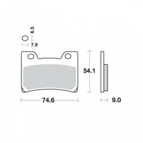 BRAKE PADS FERODO FDB637P / MCB642 STANDARD PLATINUM