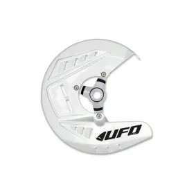 UFO Brake disc protector white Kawasaki KXF 250-450 13-20