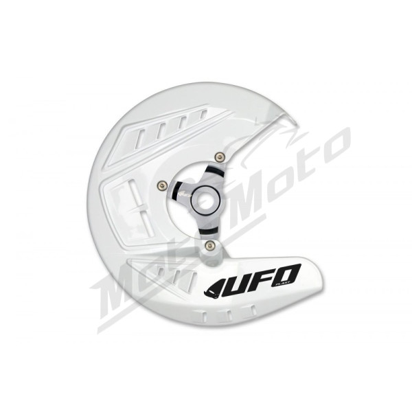 UFO Brake disc protector white Kawasaki KXF 250-450 13-20
