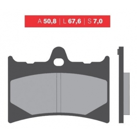 Brake pads NOVASCOOT FT3031 / MCB540 STANDARD