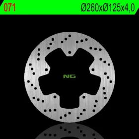 NG Front Floating Brake Disc 260X125X4,0mm Piaggio Beverly 125-200cc 01-02