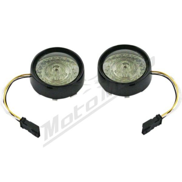 CUSTOM DYNAMICS ProBEAM® Ringz Bullet Bezel LED Turn Signal Harley Davidson FLHS / FLHTCUTGSE 1340-1923cc 92-23