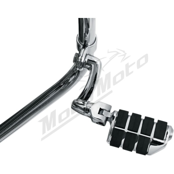 KURYAKYN Longhorn ISO Chrome Offset Dually Highway Pegs Ø38mm