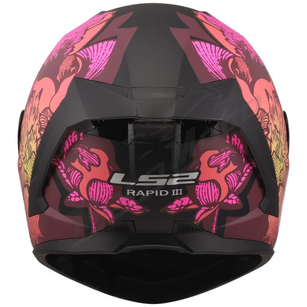 Helmet LS2 FF820 RAPID 3 POPPIES 2