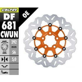 GALFER Brake Rotor Floating Wave Harley Davidson FLD / FLHRSI / FLHTI 883-1923cc 00-23