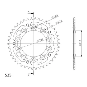Supersprox Stealth Rear sprocket Blue  