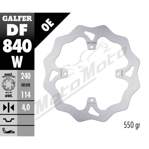 GALFER Wave® Brake Rotor TM Racing EN / MX / SMR / SMX / TM 125-530cc 01-22