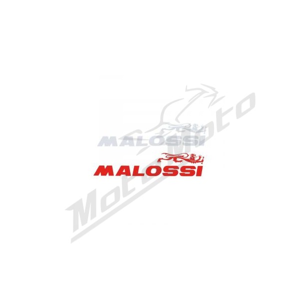 SALE! Sticker Malossi clear background Red / White 6pc.